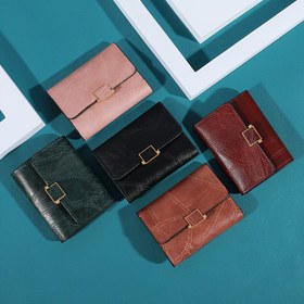 Resim Kadınlar için 5 Şık Kapanışlı, Naylon Kaplama ve Kaydırma Cebi ile Vintage Tarzı Mini Cüzdanlar - Kartlar ve Nakit için Mükemmel, Nakit Depolama|Vintage Tarzı Cüzdan|Naylon Kaplama İç Mekan, Kadınlar için Cüzdanlar 