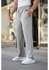 Resim Madmext Gri Rahat Kesim Erkek Battal Boy Eşofman Altı E6584 Gri 