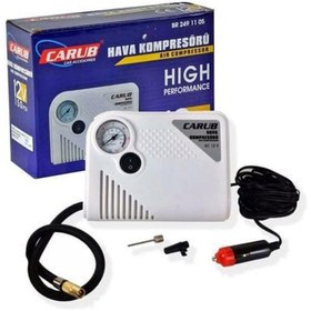 Resim Carub Br2491105 Hava Kompresoru Yassı 12v Beyaz 