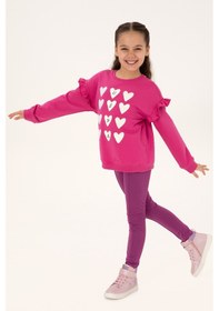 Resim U.s. Polo Assn. Kız Çocuk Pembe Sweatshirt 50317912-vr041 Pembe 