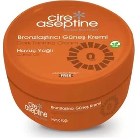 Resim Cire Aseptine Havuç Yağlı Bronzlaştırıcı Güneş Kremi 200 ML 