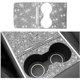 Resim Tesla Model 3 İçin Araç Merkezi Kontrol Paneli Elmas Etiket, Sol Ve Sağ Sürücü Evrensel 