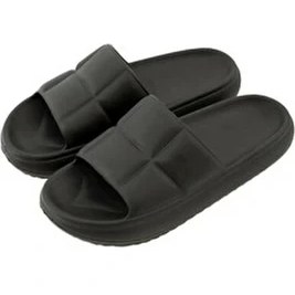 Resim Kareli Yumuşak Tabanlı Unisex Slide Bahçe Plaj Havuz Deniz Yazlık Günlük Terlik 