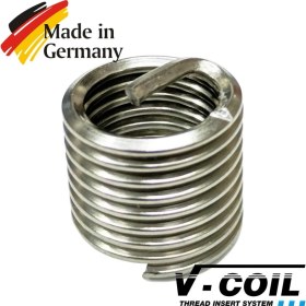 Resim Site Hırdavat V-Coil M12X1.75 Helicoil Yay 1d (Yay Kapalı Uzunluğu 6mm) - 100 Adet 