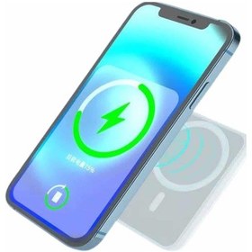 Resim Kablosuz Magsafe Hızlı Şarj 5.000 Mah Kablosuz Şarj Cihazı 