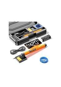 Resim Valkyrie Şarjlı Dijital Ekranlı Havya Seti 420 C Ayarlanabilir Sıcaklık Type-c Hızlı Şarj 