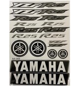 Resim Yamaha R25 A4 Sticker Gri 