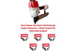 Resim Maxi Master 100 Serisi 10050 Havalı Zımba Tabancası + 10025 Zımba Teli 6000 Adet Hediyeli 
