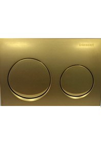 Resim Geberit Alpha20 Mat Gold Gömme Rezervuar Kumanda Paneli Soft Altın 