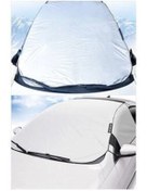 Resim figiza Buzlanma Önleyici Branda Buz Kar Güneş Koruyucu Yarım Branda Araba Kar Buz Önleyici Ön Yan Cam Örtü 