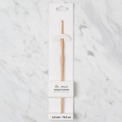 Resim La Mia Whitewood 2.5 mm 15.5 cm Ahşap Yün Tığ 