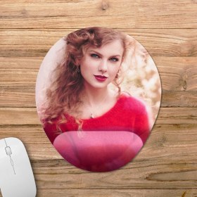 Resim Pixxa Taylor Swift Bilek Destekli Mousepad Model - 6 Oval 