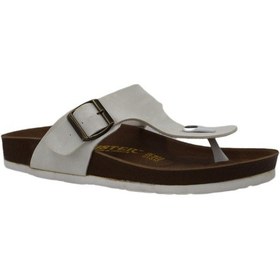 Resim Mehmet Mete 1251 Anatomik Parmak Arası Unisex Terlik Beyaz 