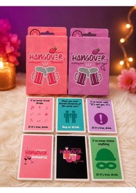 Resim İngilizce Yazılı Eğlenceli Parti Kart Oyunu Hangover Mini Couples & Friends Party Game 1 Adet 