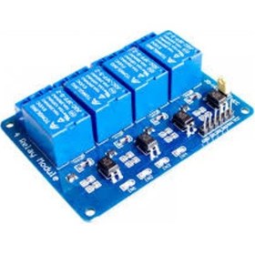 Resim Sineparelektronik-12V 4 Kanallı Işıklı Röle 