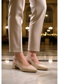 Resim Ayakmod Bej Kadın Topuklu Abiye Ayakkabı 323101 Z Bej 