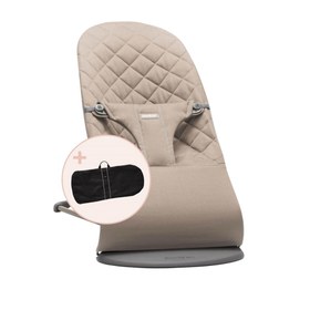 Resim BabyBjörn Bliss Ana Kucağı Woven Sand Grey Taşıma Çantalı 