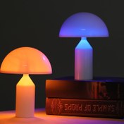 Resim 1 adet Mantar Şeklinde LED Mum Lambası, Yaratıcı Elektronik Titrekme Alevsiz Mum Işığı, Pil ile Çalışır (Piller Dahil Değildir), Enerji Verimli Plastik Tasarım, İç ve Dış Mekan Kullanımı için, Dış Mekan Aydınlatması | Mantar Mum Işığı | Dekoratif Lamba, Mum Tutucu Dekoru 