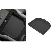 Resim Parallax Altlık Arka Sıra Koltukları Silikon Alt Tepsi Kol Dayama Kutusu Beyaz (Yurt Dışından) 