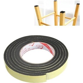 Resim Kapı Pencere Bandı / Yapışkan Kapı Pencere Süngeri Eva-2*20-Siyah-10 Metre 