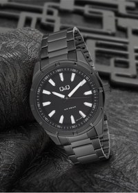 Resim Q&Q Qb14j402y Metal Kasa Ve Kordon Erkek Kol Saati 