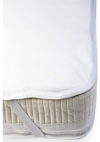 Resim Mycey Yatak Koruyucu Alez 90x190 Cm Pamuk Kumaş Sıvı Geçirmez Beyaz 