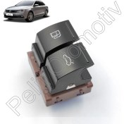 Resim Pelit Otomotiv Jetta Depo Kapağı ve Bagaj Açma Düğmesi 3C0959903 3C0959903B 