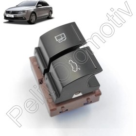 Resim Pelit Otomotiv Jetta Depo Kapağı ve Bagaj Açma Düğmesi 3C0959903 3C0959903B 