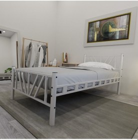 Resim Gardenya Tek Kişilik Metal Karyola A Kalite, Ses Çıkarmaz ,ölçülü Model Karyola Beyaz 