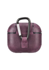 Resim Apple Uyumlu AirPods 3.Nesil Deri Kılıf Juni Aa7 Mor 