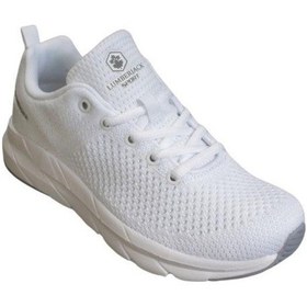 Resim Lumberjack Kadın Siyah Beyaz Çift Örgü Memory Form Taban Günlük Spor Ayakkabı 001 