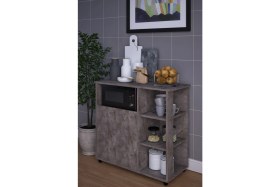 Resim Moka Park AVM Bozlale Mikro Dalga Fırın Dolabı Çok Amaçlı Dolap 