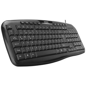 Resim Everest Usb Q Siyah Multimedya Klavye - Mouse Set Un-795 