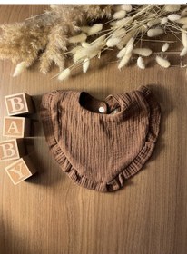 Resim Venedy's Terra Ruffle Set Mama Önlüğü Bej - Kahverengi 