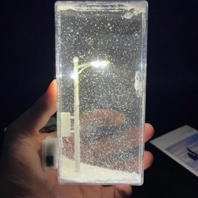 Resim Sokak Lambalı Kar Küresi Demonte 