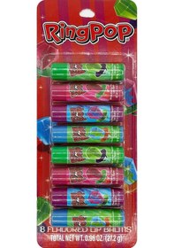 Resim Taste Beauty Ring Pop Lip Balm Dudak Balsamı Çeşit Paketi 8 Adet 