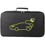 Resim Jumper Kablo Çantası, Taşınabilir Ev Şarj Kablosu Çantası Su Geçirmez Elektrikli Araç Şarj Kablosu Saklama Çantası Sünger Astarlı Dikdörtge 