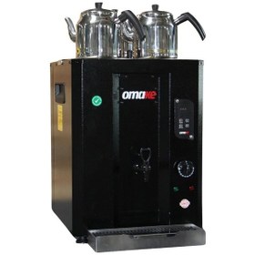 Resim Cay01 E15 Dijital Çay Makinesi 3 Demlikli Elektrikli 40 Litre Siyah 