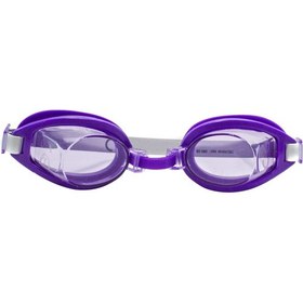 Resim Çocuk Yüzücü gözlüğü Havuz Deniz Gözlüğü Mor Beyaz 