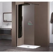 Resim Sam Banyo Fırat Duş Paneli Black Style Siyah 