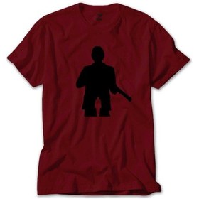 Resim John Wick Chapter 4 Black And White Kırmızı Tişört Kırmızı 