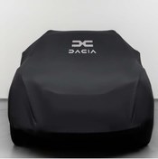 Resim Teksin Dacia Duster (20102017) Kumaş Logolu Oto Branda Likralı Kumaş Siyah 
