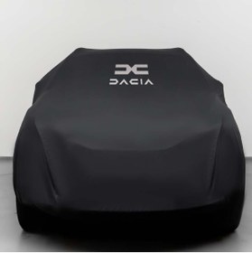 Resim Teksin Dacia Duster (20102017) Kumaş Logolu Oto Branda Likralı Kumaş Siyah 