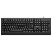 Resim Philips Kablolu Klavye SPK6247B Siyah 