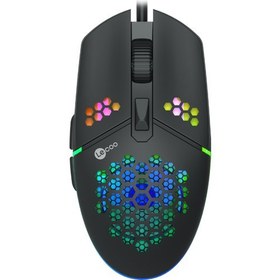 Resim LENOVO LECOO MS105 3200 DPI 6 TUŞLU KABLOLU RGB LED AYDINLATMALI GAMING MOUSE Powermaster