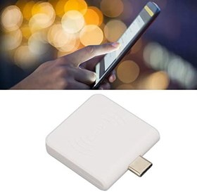 Resim Telefon Kartı Okuyucu, Tak ve Çalıştır Sağlam Yüksek İletim Verimliliği Cep Telefonu Kart Okuyucu 125 Khz Cep Telefonu İçin Kararlı Performans (Beyaz) 