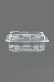 Resim TiriStore Tiri Store Kapaklı 2000 cc Yüksek Kapak Sızdırmaz Plastik Kap 300 Adet Şeffaf 