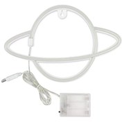 Resim Suntek Gezegen Neon Tabelaları Işık Led Duvar Sanatı Gezegen 