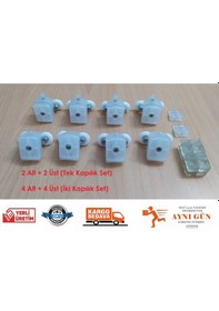 Resim Kırılmaya Karşı Dayanıklı Duşakabin Tekerleği Tekerlek Şeffaf 