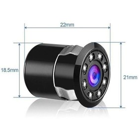 Resim Audiomax Geri görüş park kamerası 8 LED park çizgili gece görüşlü 